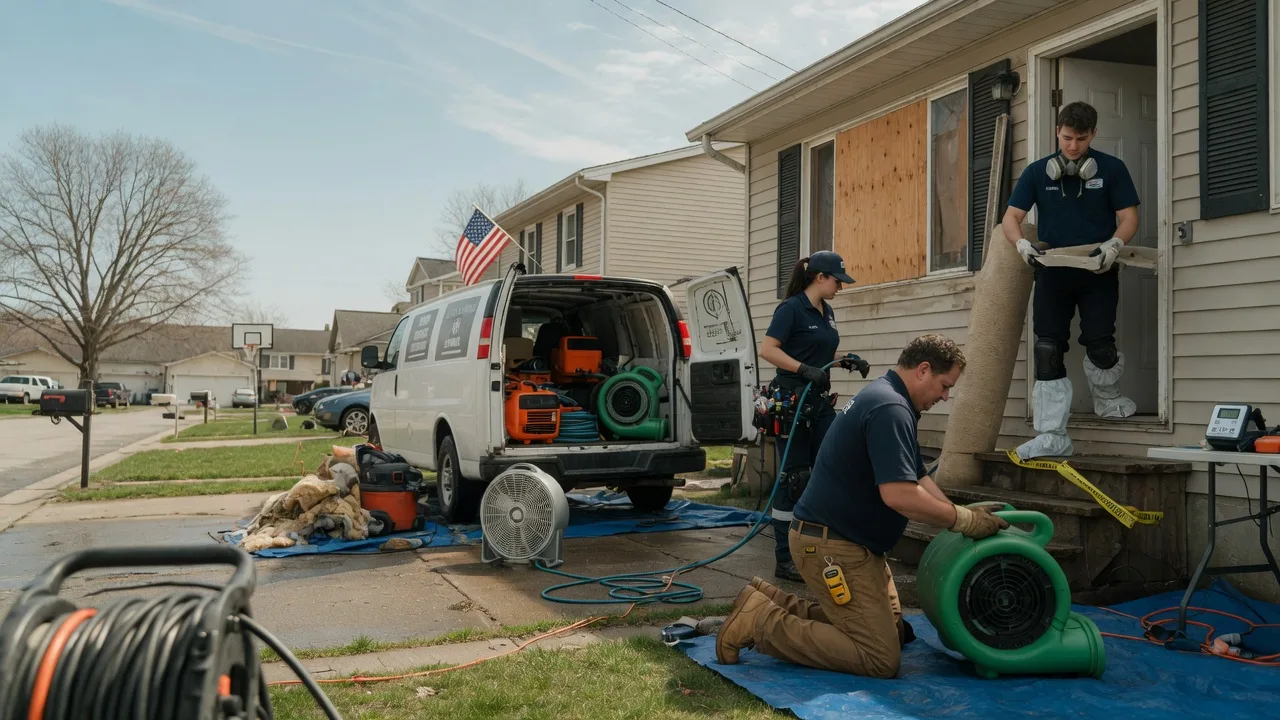 Water Damage Restoration in South Heart, ND near me